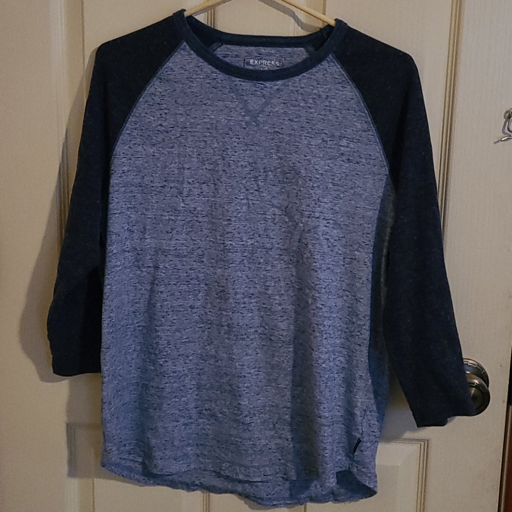 Womens sizeL Express baseball long sleeve tshirt